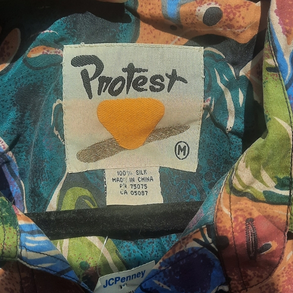 🆕️Protest Button Down Vintage 80s Shirt - Picture 3 of 6